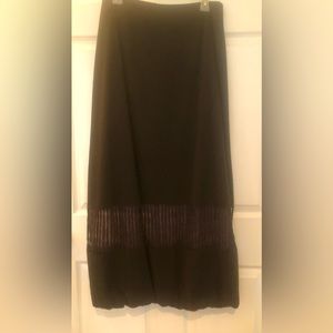 Long winter skirt with trendy styling